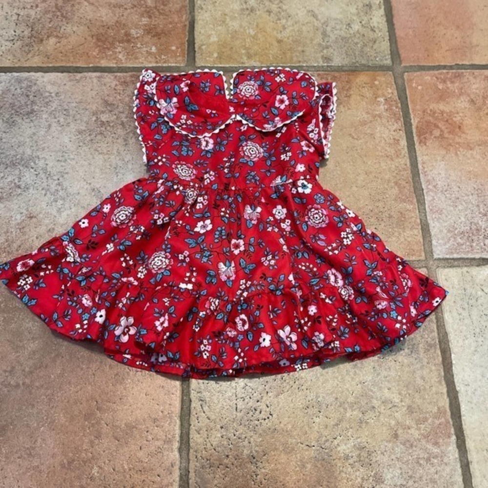 Janie & Jack floral dress 6-12 Mo
